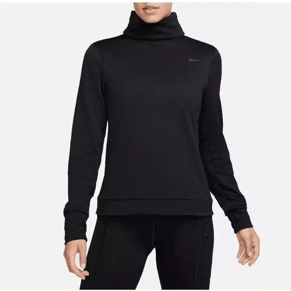 Nike Therma-FIT Swift Element Turtleneck Running Top FB5306-010 Women's Large - Picture 10 of 12
